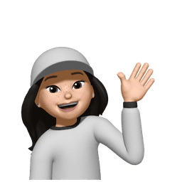 Memoji character helping