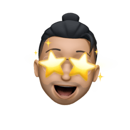 Memoji character happy