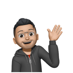 Memoji character helping